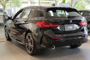BMW新型1シリーズのリアビュー