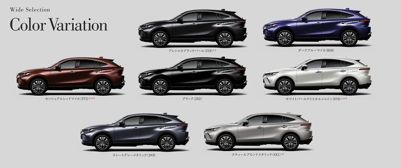 トヨタ ハリアー 気になるボディーカラーを紹介 おすすめのカラー 色 は Attract Car